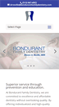 Mobile Screenshot of bondurantfamilydentistry.com